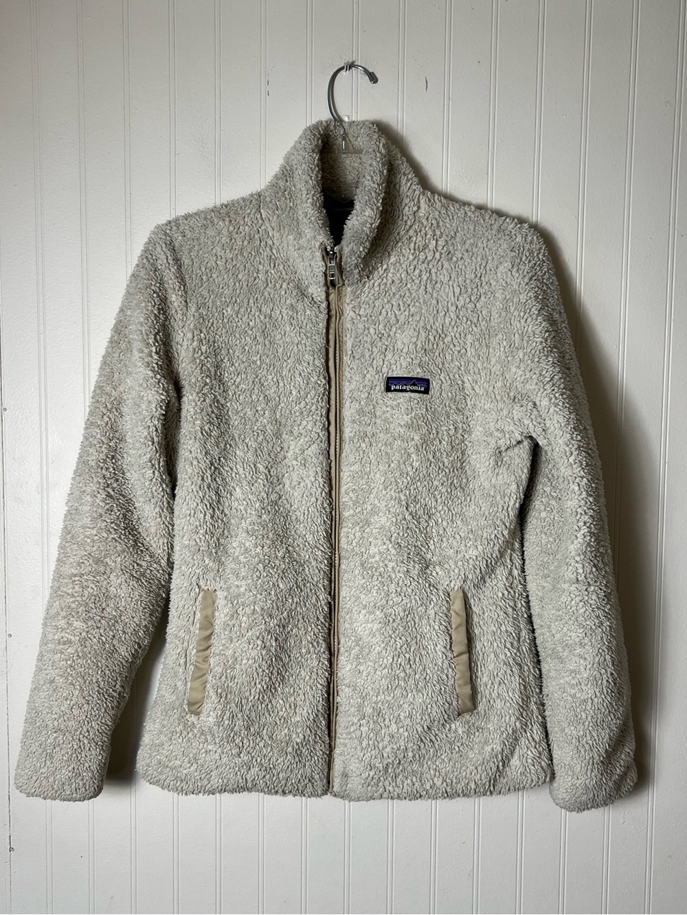 Patagonia Los Gatos Jacket Womens Medium Full Zip Sherpa Fleece Hiking